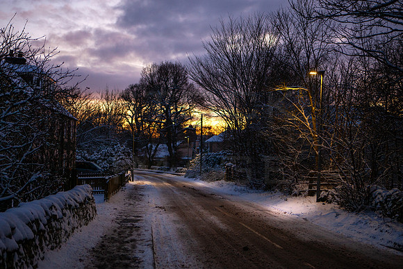 Winter Sunset on Leithen Road_2948-5D-local