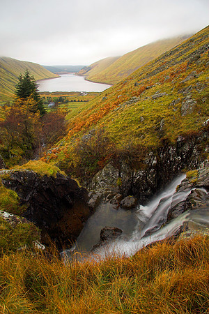 Talla Reservoir and Waterfall