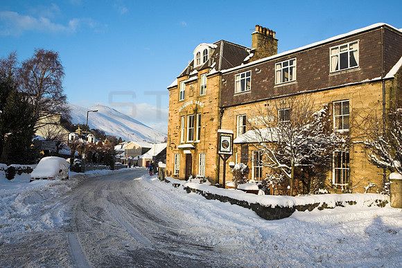 Traquair Arms Hotel in Big Freeze_1824