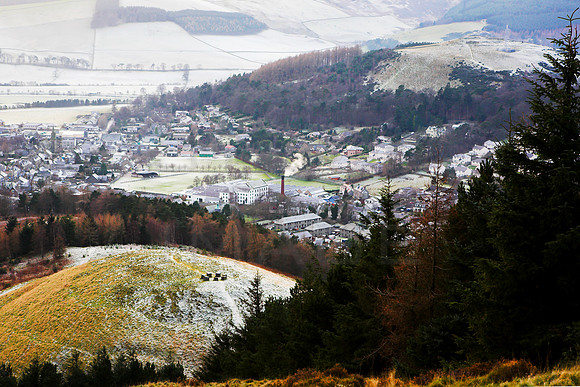 Innerleithen from Pirn Craig_2910