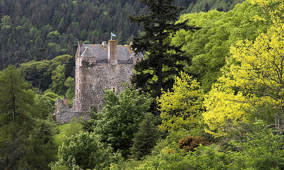 Neidpath Castle from the East