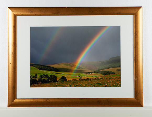 Double Rainbow below Orchard Rig