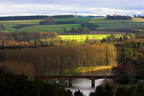 Mertoun Bridge towards Waterloo Monument