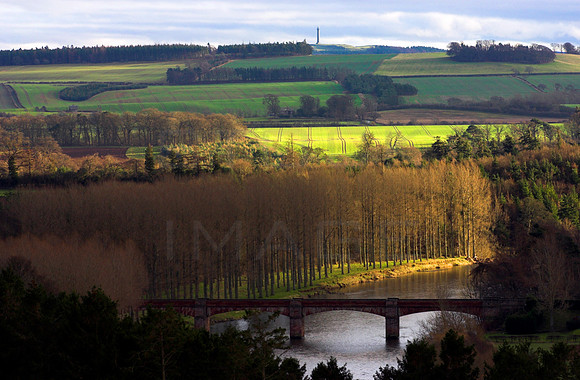 Mertoun Bridge towards Waterloo Monument