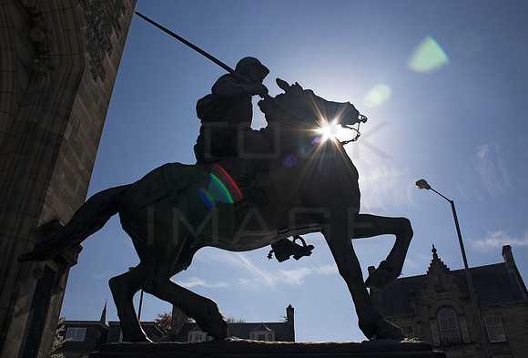 Borders Reiver on Horse Statue