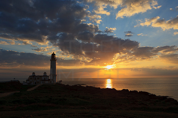 Corsewall Point Lighthouse Sunset-1863