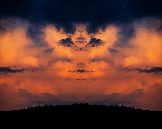 Angry Face in Sky
