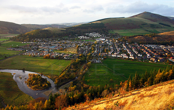 Innerleithen from Caddon Bank-05