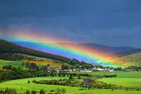 Rainbow over Walkerburn